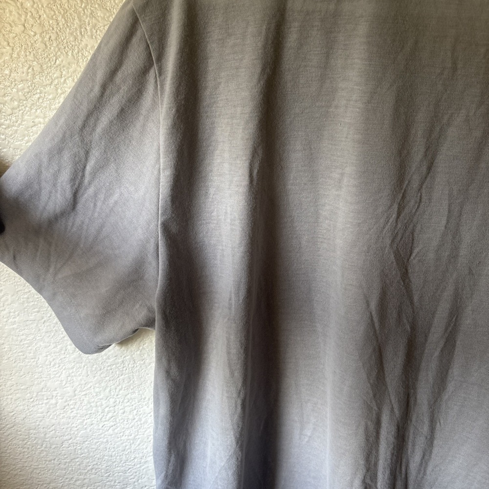 Adidas T-Shirt Mens Size XL Gray 3-Stripe Short Sleeve - Picture 13 of 16
